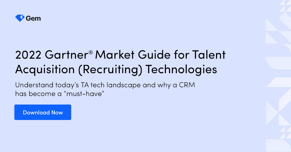 Gartner Market Guide for Talent Acquisition Technologies Report Gem